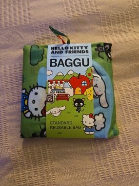 BAGGU x Hello Kitty & Friends Reusable Bag - Green Multicolor